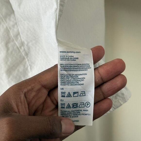 Tommy-hilfiger Women's White Blouse - Picture 4 of 6